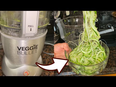 Veggie Bullet Spiralizer Tested for Zucchini Noodles ⭐ Cooking Gizmos