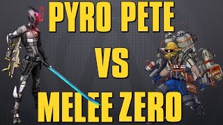 Borderlands 2 OP 8 Pyro Pete VS Melee Zero