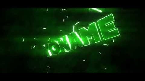 Panzoid Intro Template (10 Likes?) Amazing Green Intro! Looks like Blender (My Best?)