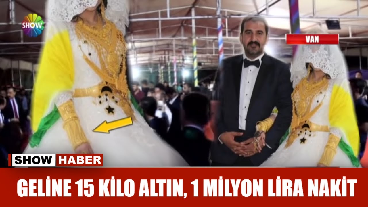 Geline 15 Kilo Altin 1 Milyon Lira Nakit Youtube