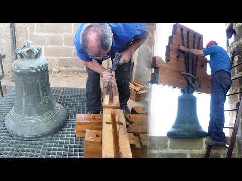 The bell flaggers. Mounting a bell on the steeple | Lost Trades | Documentary film