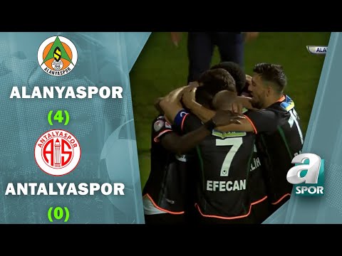 Alanyaspor 4 - 0 Antalyaspor MAÇ ÖZETİ (Ziraat Türkiye Kupası Yarı Final Rövanş Maçı)