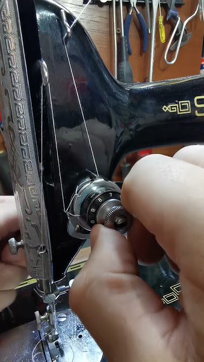 Quick Tension Adjustment on a Vintage Singer Sewing Machine