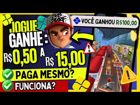 SUBWAY SURFERS QUE GANHA DINHEIRO PAGA MESMO SUBSURF SUBWAY PAY 