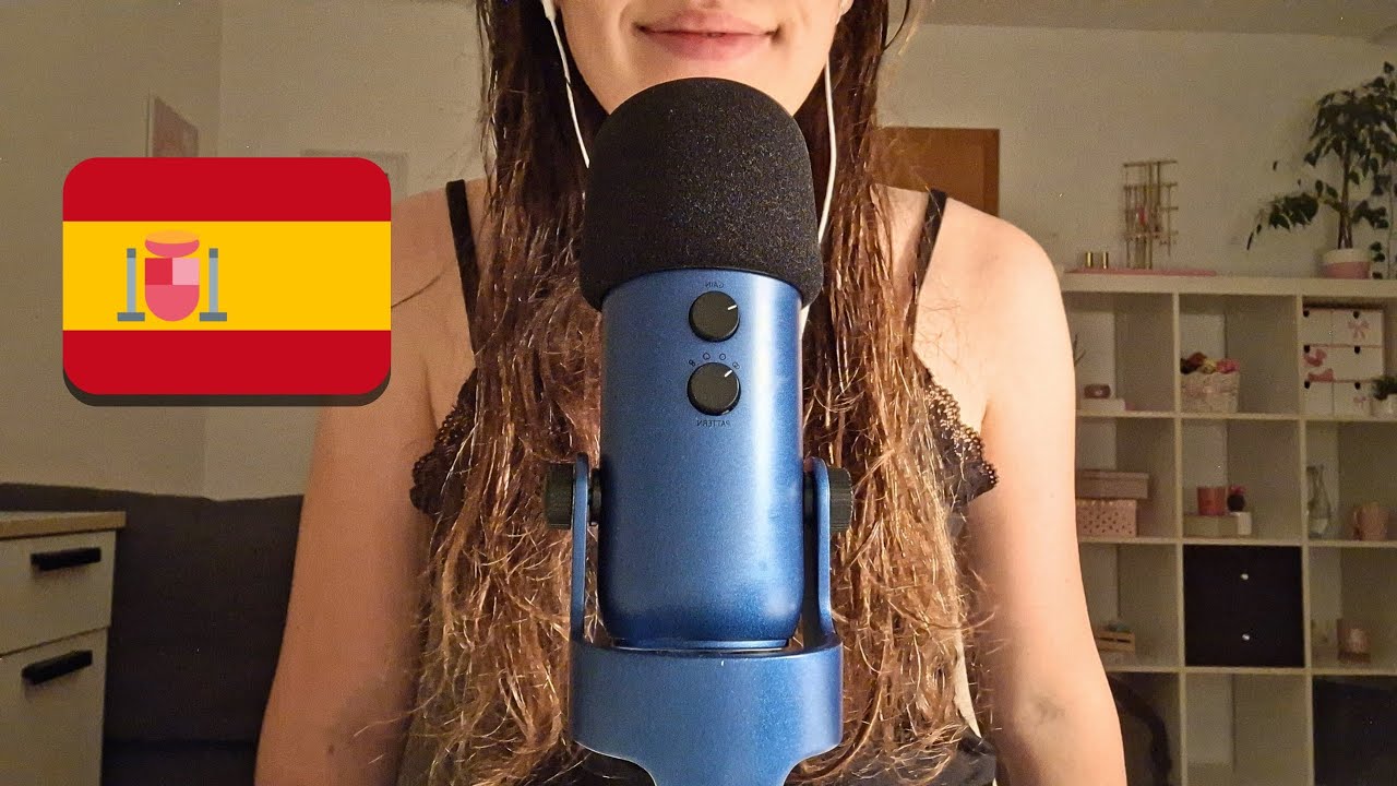 ASMR Intentando hablar ESPAÑOL🇪🇸 por primera vez
