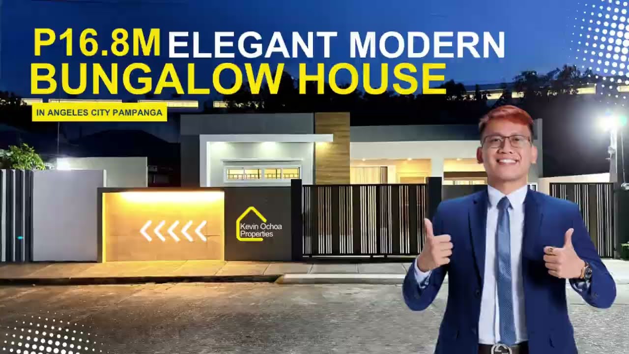 ₱16.8M 𝐌𝐎𝐃𝐄𝐑𝐍 𝐄𝐋𝐄𝐆𝐀𝐍𝐓 𝐁𝐔𝐍𝐆𝐀𝐋𝐎𝐖 𝐅𝐎𝐑 𝐒𝐀𝐋𝐄 ANGELES CITY PAMPANGA • House tour #5