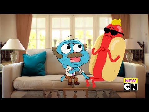 Hot Dog Guy's New Father - The Cringe (Clip) | Amazing World of Gumball (Season 6)