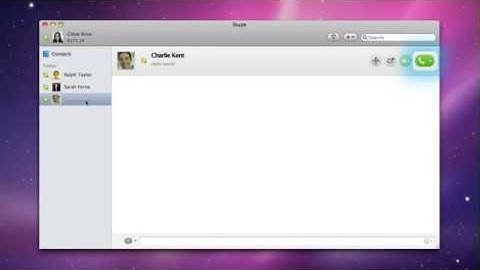 How to make a Skype to Skype voice call - Mac