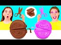 風船ガムvsチョコレートフードチャレンジ | 面白い瞬間 DoDo Challenge