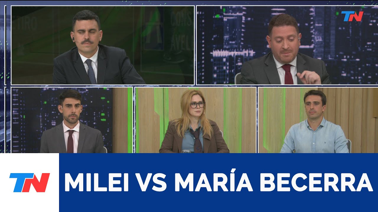 Milei vs María Becerra. La opinión de Lilian Lemoine y Juan Pedro Aleart de LLA.