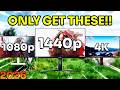 Best Budget Monitors [2026] - 1440p, 1080p, 4K, Ultrawide...