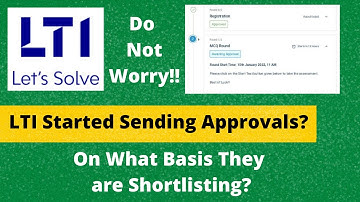 LTI Approval Done | What is Shortlisting Criteria ?? | Test Link? 🔥🔥