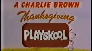 A Charlie Brown Thanksgiving sponsor billboard, 1989