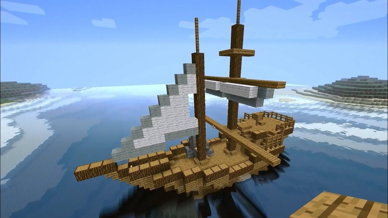 How to build a PIRATE SHIP in MINECRAFT! Minecraft Pirates of the Caribbean  Building Challenge Ep 27!