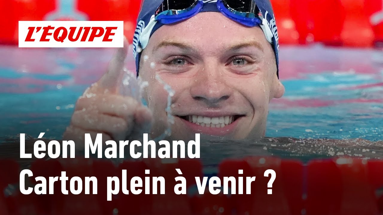 Natation: Fin des vacances pour Léon Marchand