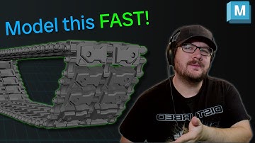 How to model a Tank Tread in Autodesk Maya!