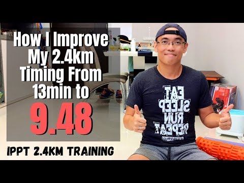 How I Improve My 2.4km from 13min to 9min+ | IPPT Training Singapore