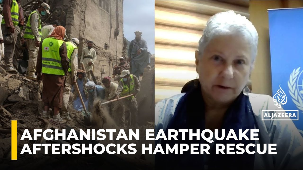OCHA says aftershocks and tough terrain hamper rescue in Afghanistan's quake-hit area