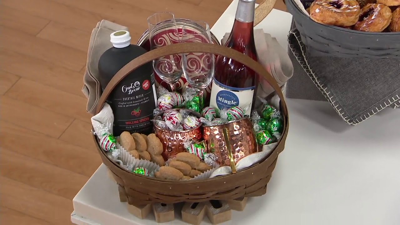 Longaberger Woven Pie Basket on QVC YouTube