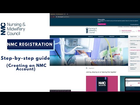 How to Create an NMC account | NMC Registration 2021 (New Process) | Step-by-Step screen recording