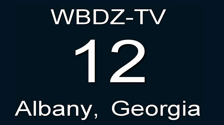 WBDZ Station ID Midnight Blue Background Arial Font April 19, 2015