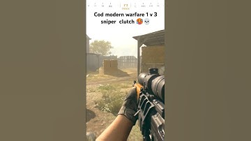 cod modern warfare 1 v 3 sniper clutch 🥵💀| #cod #shorts #gaming #mobile #ps5 #youtube #reels #yt