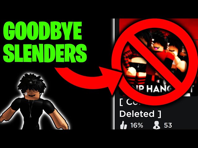 ROBLOX BANNED SLENDERS (Copy and Paste Hangout Banned) 