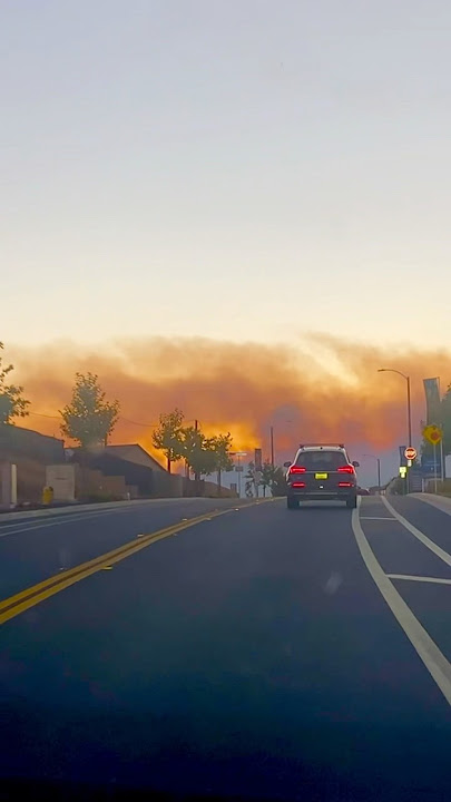 The Gifford Fire / Brush Fire / Windy Afternoon #shorts