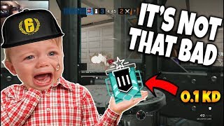 1v1 Against CARRIED PLAT TrashTalker! - Rainbow Six Siege