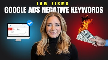 Law Firms Google Ads Mistake #4 Ignoring Negative Keywords
