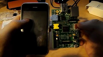 Quick Size Comparison Between Raspberry Pi and iPhone 3G