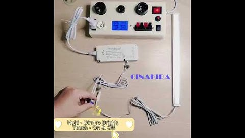 Cinakira SD1101 touch dimmer switch for  led cabinet light. DC12V.  60W