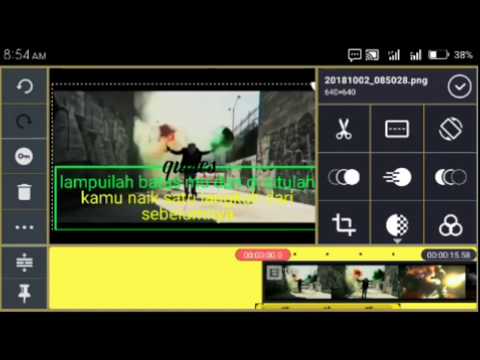 Cara membuat video quotes menggunakan Kinemaster dengan pixelLab | Tutorial