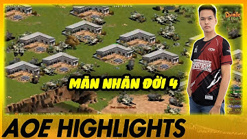 Team Spartacus với trận chiến ĐỜI 4 QUÁ MÃN NHÃN của mình! | AoE Highlights