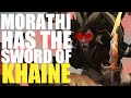 Morathi has the SWORD OF KHAINE. Game over if we lose