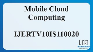 Mobile Cloud Computing