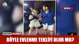 Böyle evlenme teklifi olu mu?