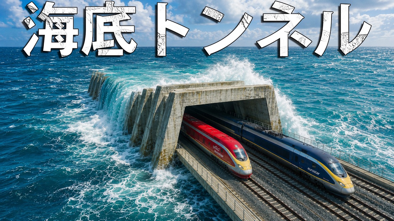 英仏海峡トンネル：世界最大の工学的な奇跡