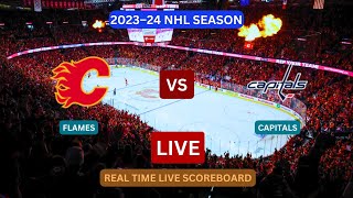 Calgary Flames Vs Washington Capitals LIVE Score UPDATE Today Hockey NHL Season Match Mar 18 2024
