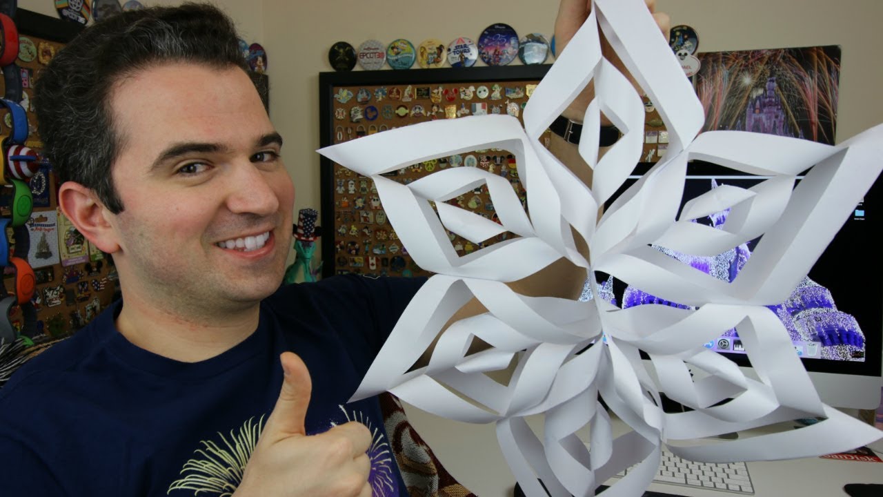 How to Make Giant Paper Snowflakes: Step by Step Photo Tutorial 