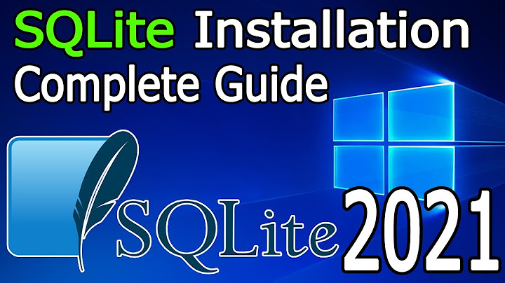 How to install SQLite3 on Windows 10 [ 2021 Update ] SQL Programming | Complete Guide