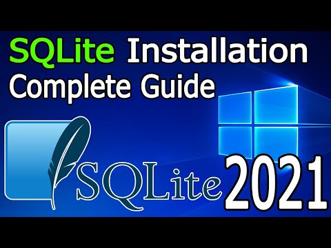 How to install SQLite3 on Windows 10 [ 2021 Update ] SQL Programming | Complete Guide