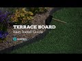 Terrace Board - 100% Recycled Garden Edging - Easy Install Guide