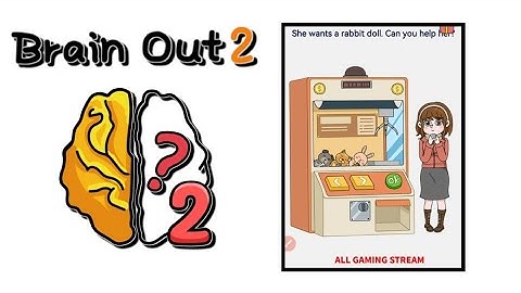 Brain Out 2 Level 188 || she wants a rabbit doll. can you help her? Gameplay