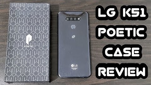 LG K51/LG Reflect - Poetic Case Review!!!