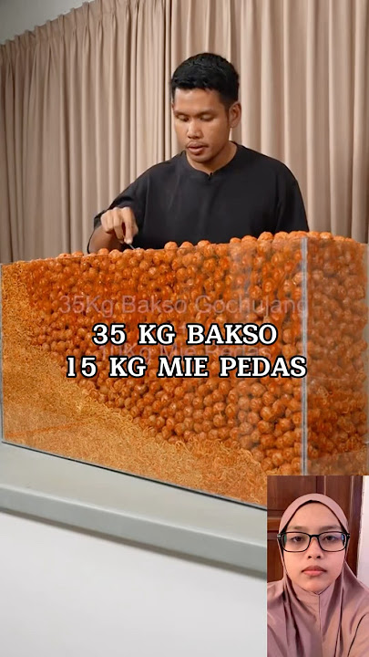 NGABISIN MIE BAKSO 50 KG DALAM WAKTU 14 JAM #makanbakso #trand #shorts
