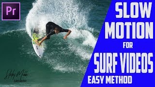 Slow motion for surf videos in Premiere Pro - easy method