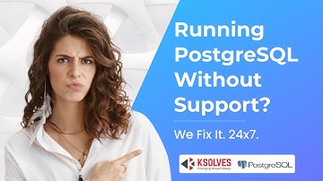 PostgreSQL Enterprise Support by Ksolves | 24x7 DBA Help, HA Setup, Query Tuning, RCA