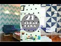 21 IDEAS PARA PINTAR UNA PARED|DECORACION|PARED|IDEAS DIFERENTES|DE INTERIORES