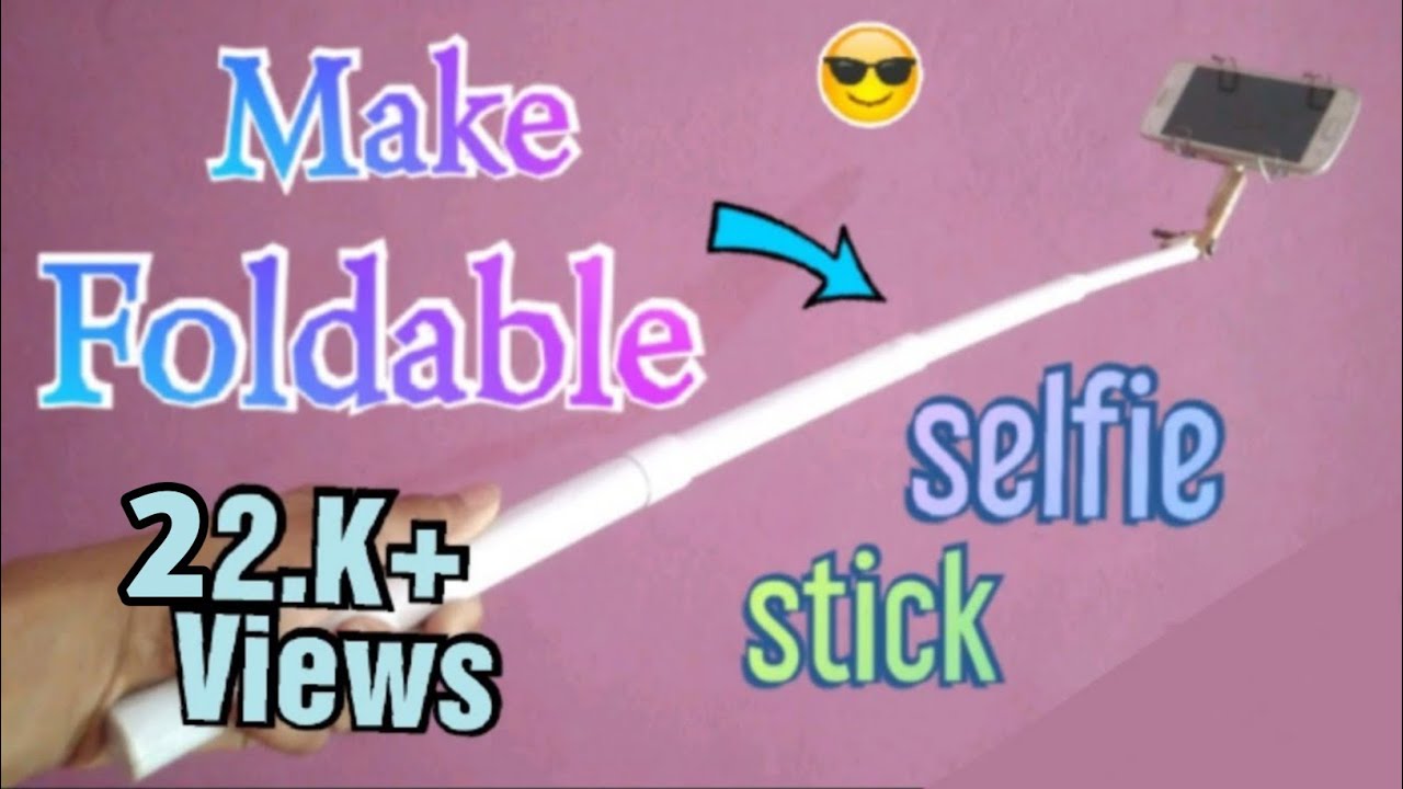 How to make selfie stick with paper easy at home YouTube